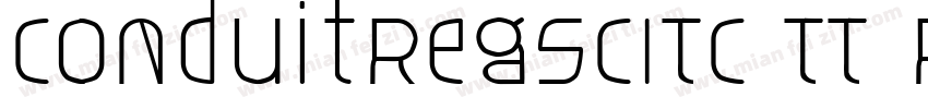 ConduitRegSCITC TT R字体转换
